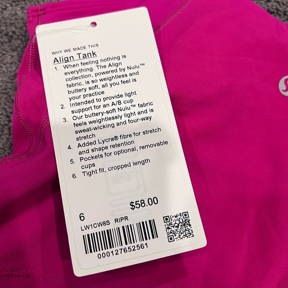 Lululemon Align Tank - Picture 5 of 5